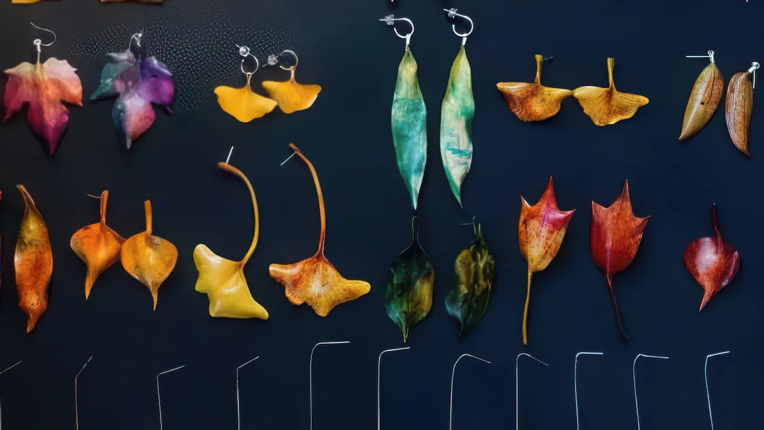 Embrace Nature's Beauty with Handmade Leather Art Inspired by Leaves
