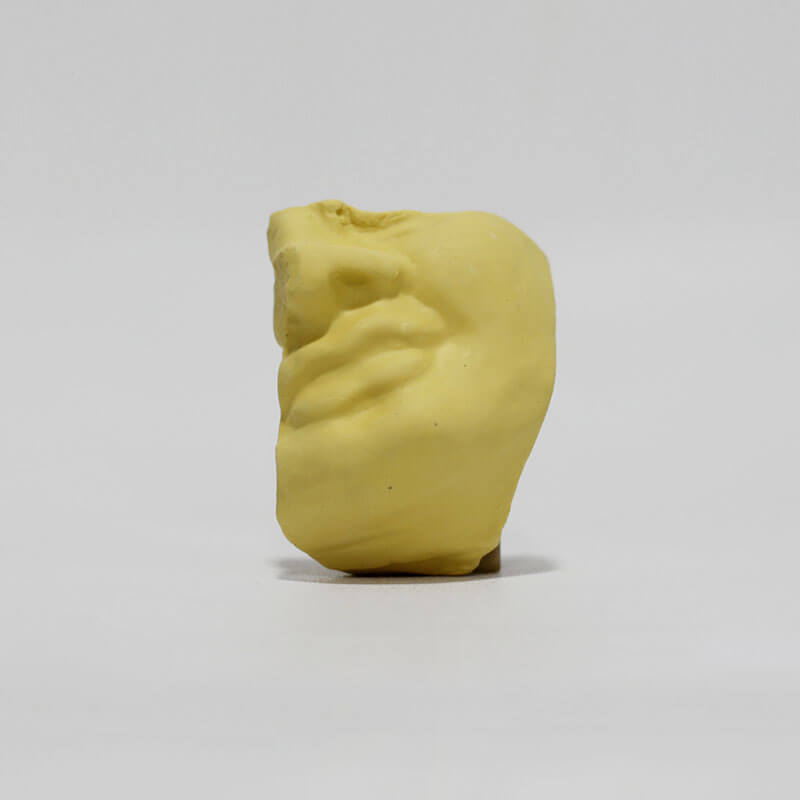 Pottery face shape eraser