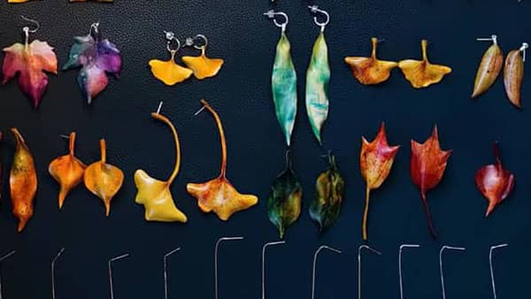 Embrace Nature's Beauty with Handmade Leather Art Inspired by Leaves