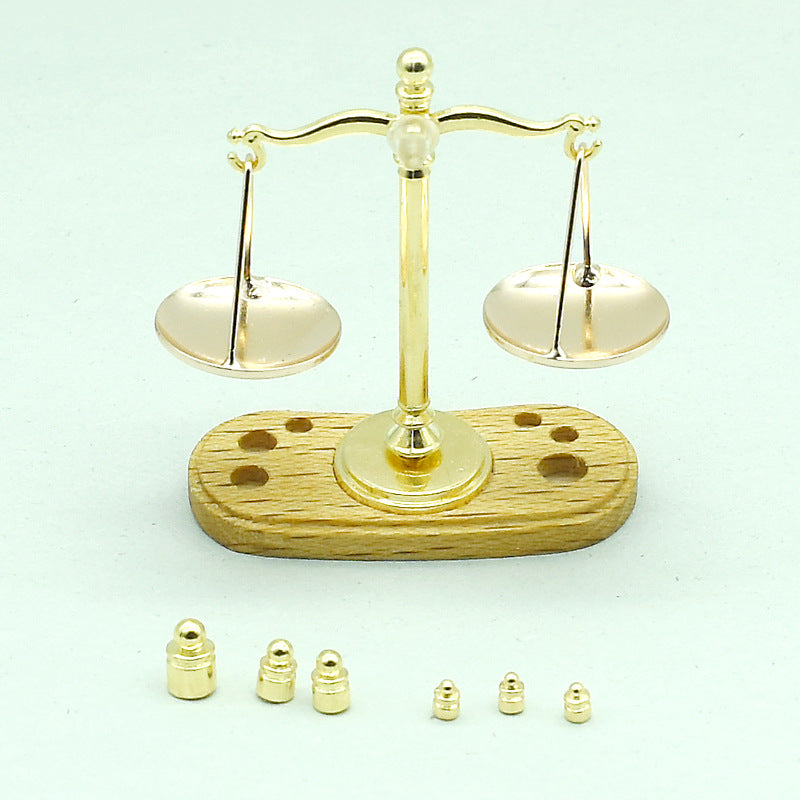 Dollhouse Accessories Retro Balance Scale