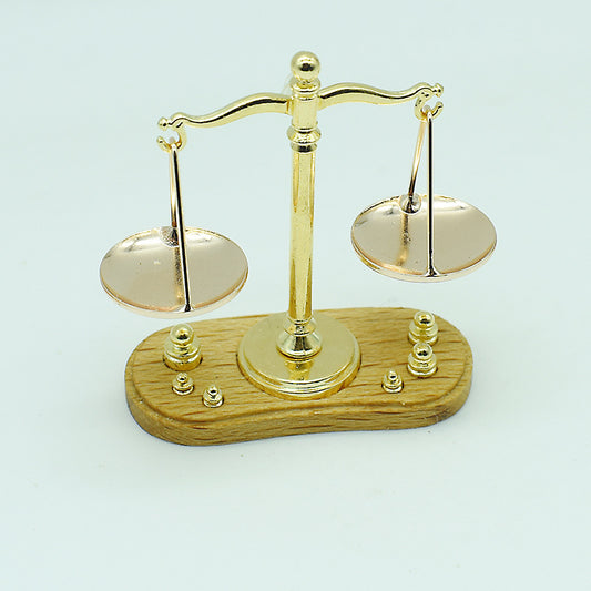 Dollhouse Accessories Retro Balance Scale