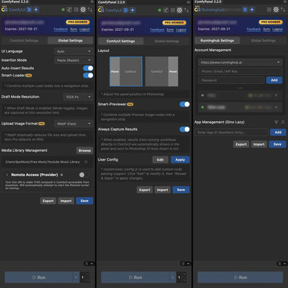 ComfyPanel Pro for Photoshop and ComfyUI