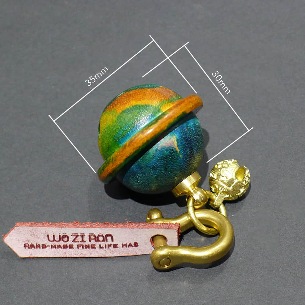 Unique Yellow &amp; Green leather bell accessory  | LAZYet