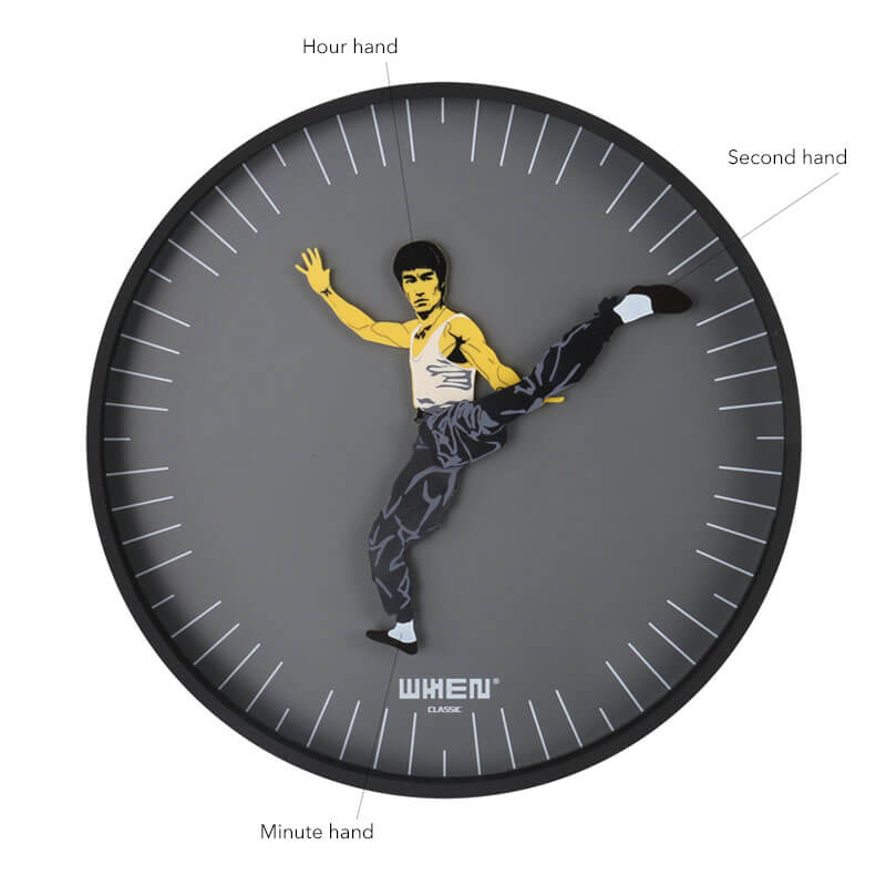 Cool Kungfu Clock  | LAZYet