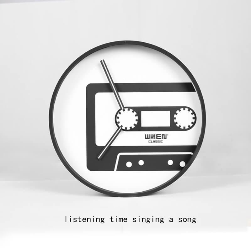 Cassette Playing Clock  | LAZYet