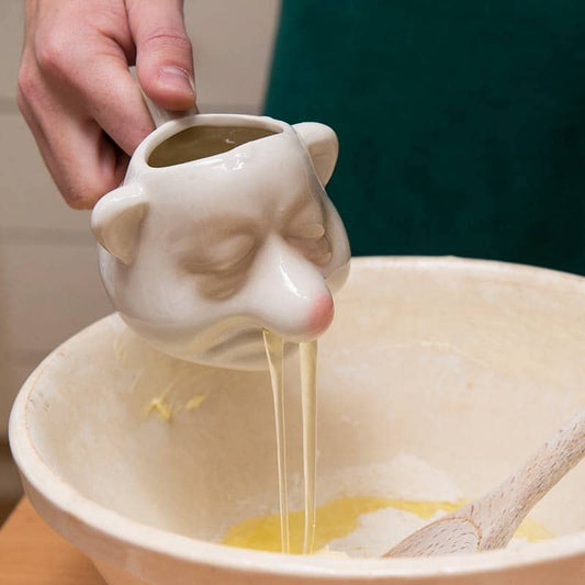 Creative Ceramic Big Nose Egg White Separator