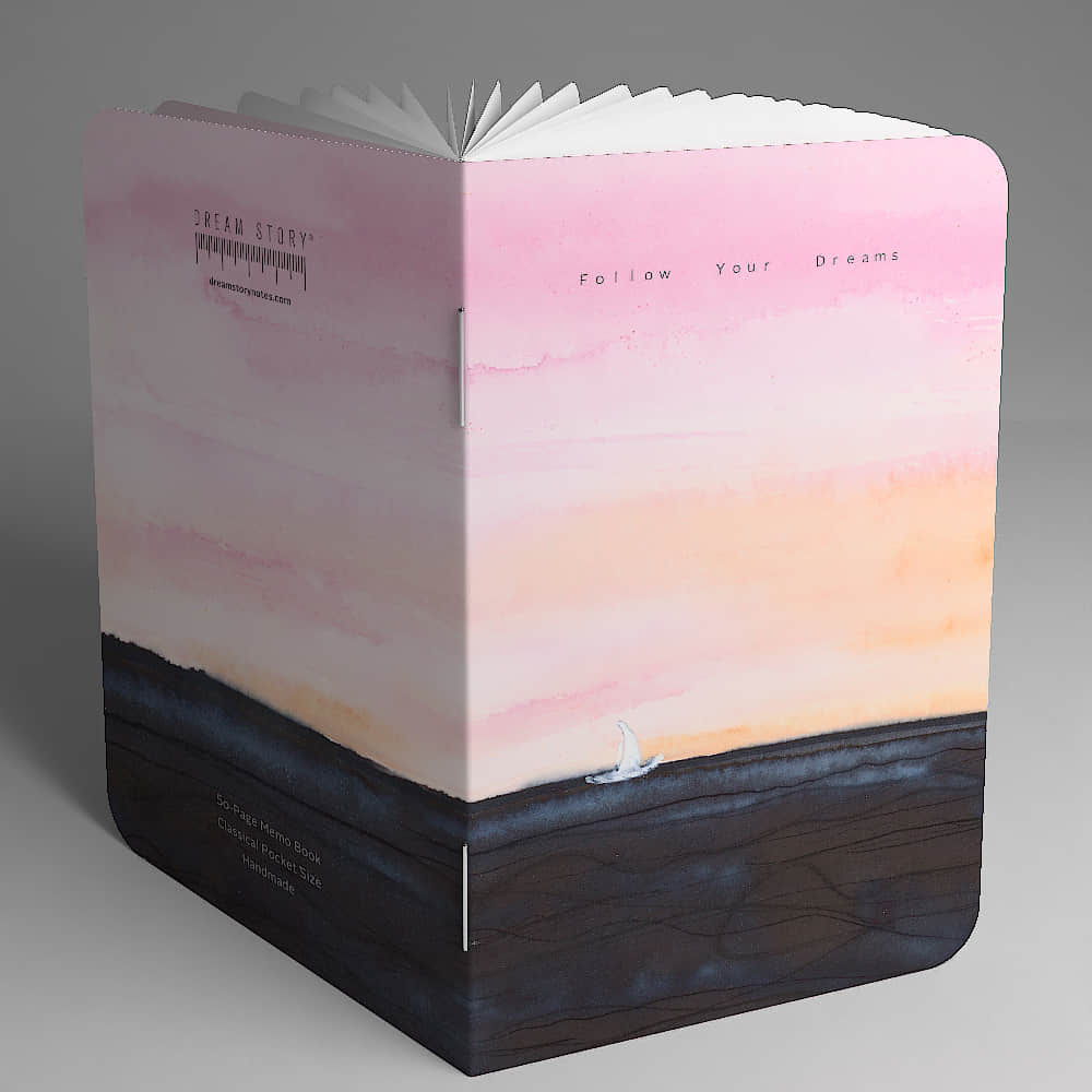 Pink series Pocket Notebook Sky | LAZYet