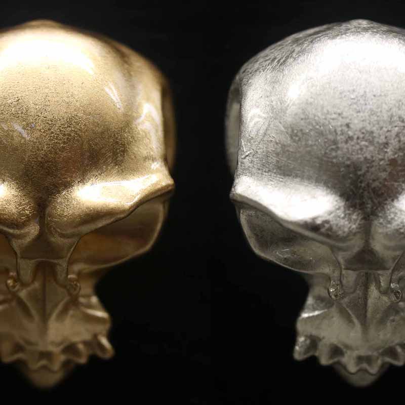 Cool Skull Accessory - Gold Foil  | LAZYet