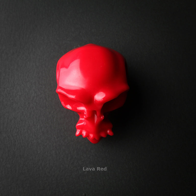 Cool Skull DIY Accessory - High-Finish PC Lava Red | LAZYet